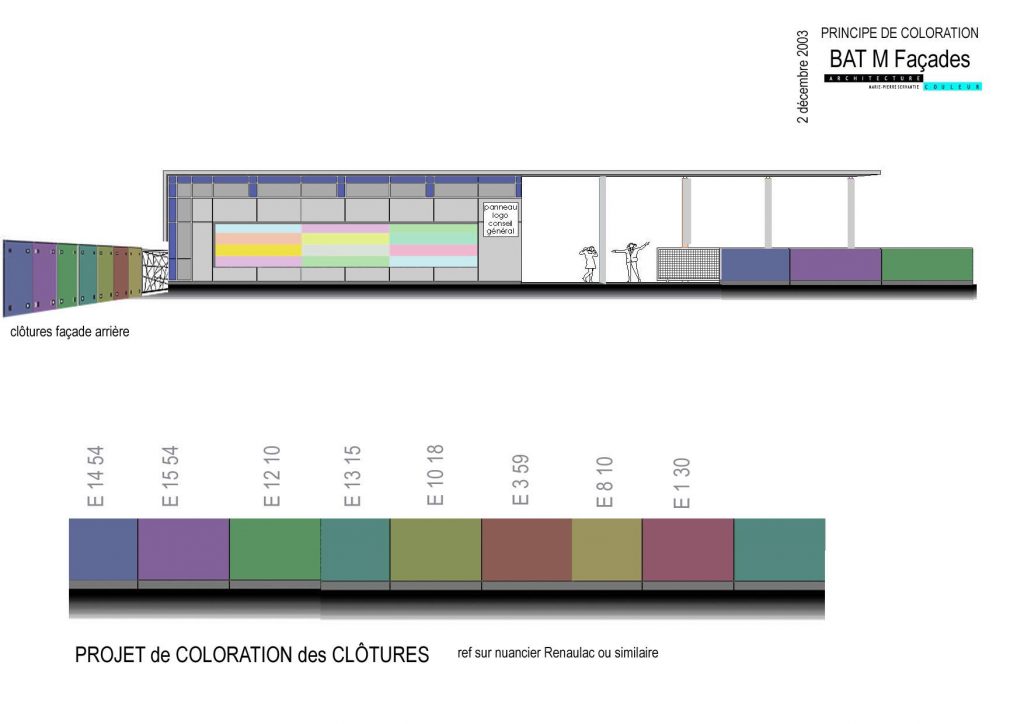 Collège Bégles-Projet de coloration