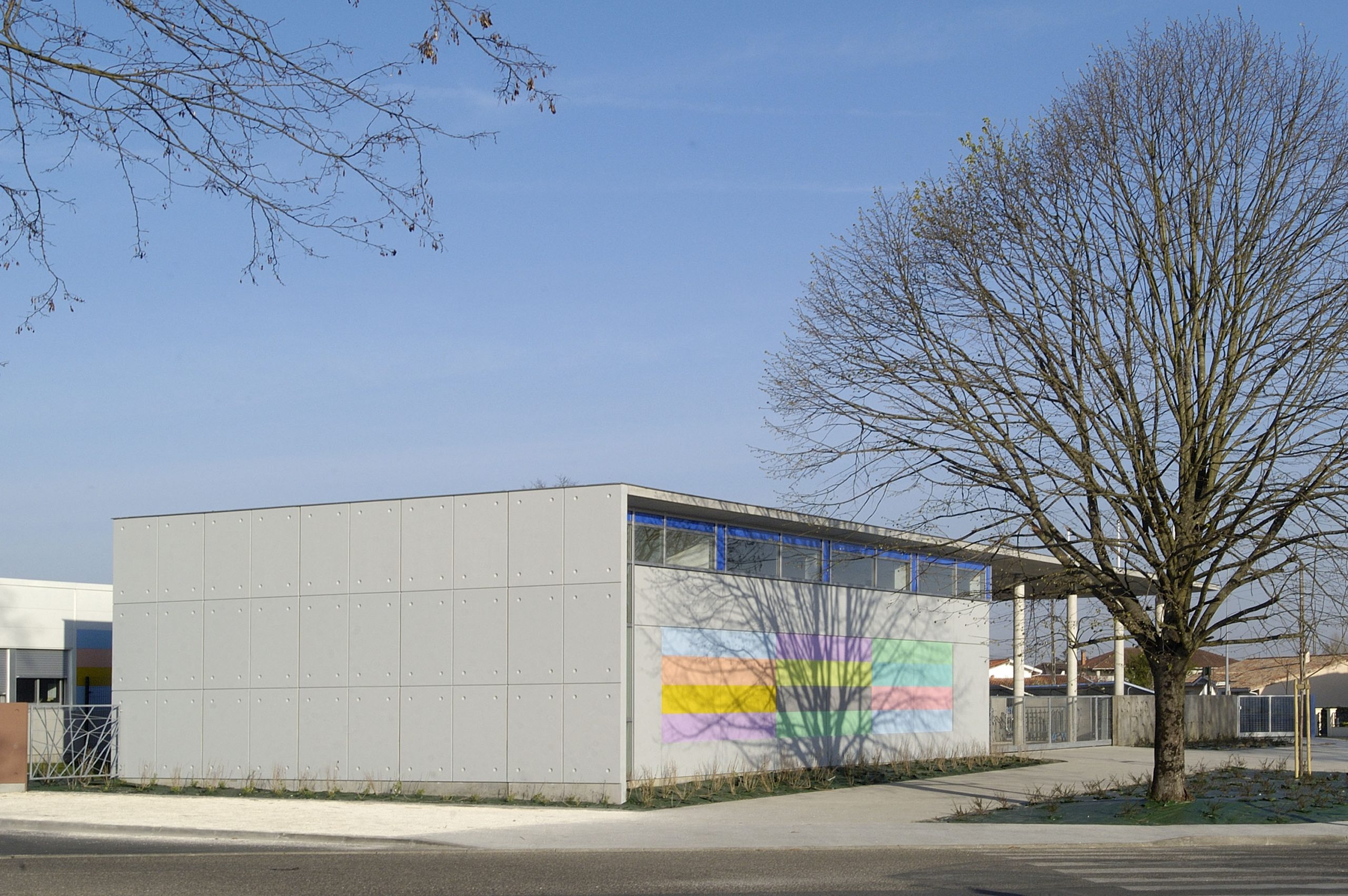 Collège Bégles-Fresque sur béton-Arch François Guibert