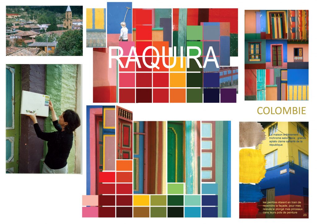 RAQUIRA Colombie-Village aux 134 couleurs-Constat chromatique